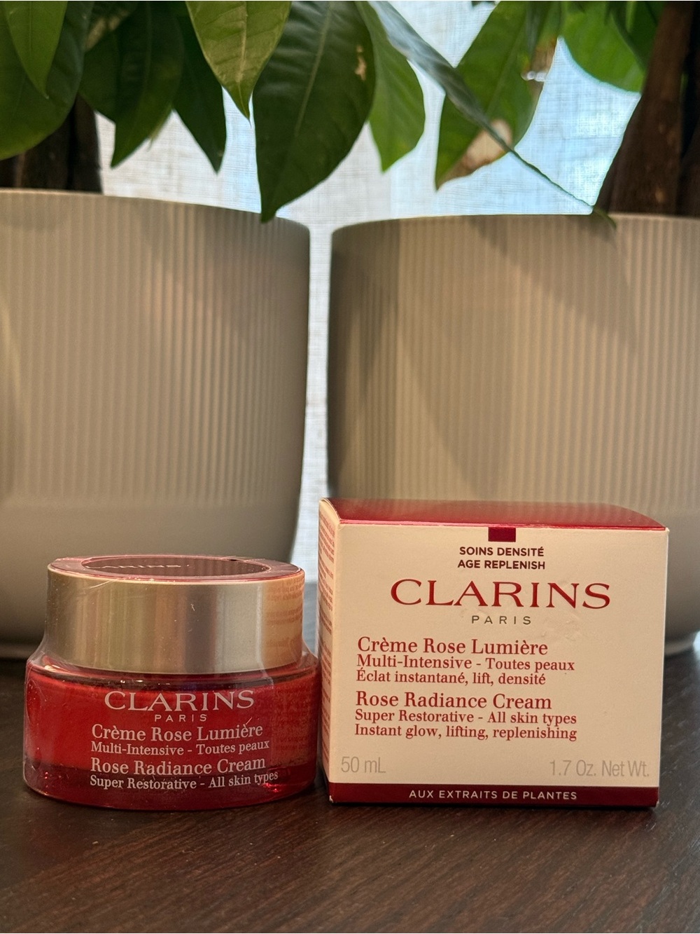 Clarins Super Restorative Rose Radiance Cream – 50ml / 1.7 oz | New & Sealed